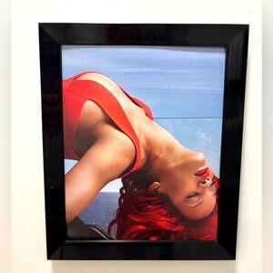 ANNIE LIEBOVITZ, photo print, “Rihanna- Photoshoot for Vogue US 2011 framed 8x10